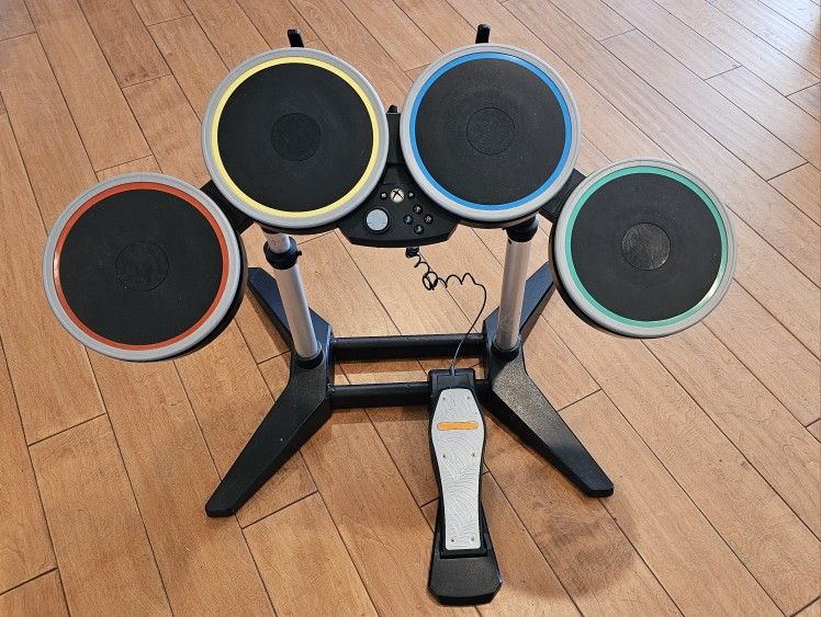 Rock Band 4 Wireless Drumset 91162 For Xbox One w/ Drum Pedal