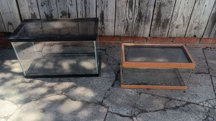2 aquariums