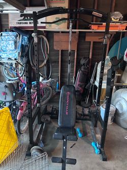 Mercy bench press and cable wight