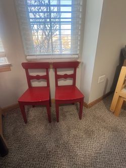 2  Children chairs