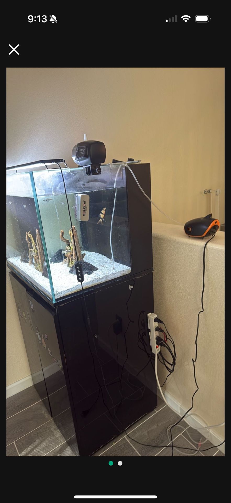 Excellent Condition Fish Tank 45 Gallon