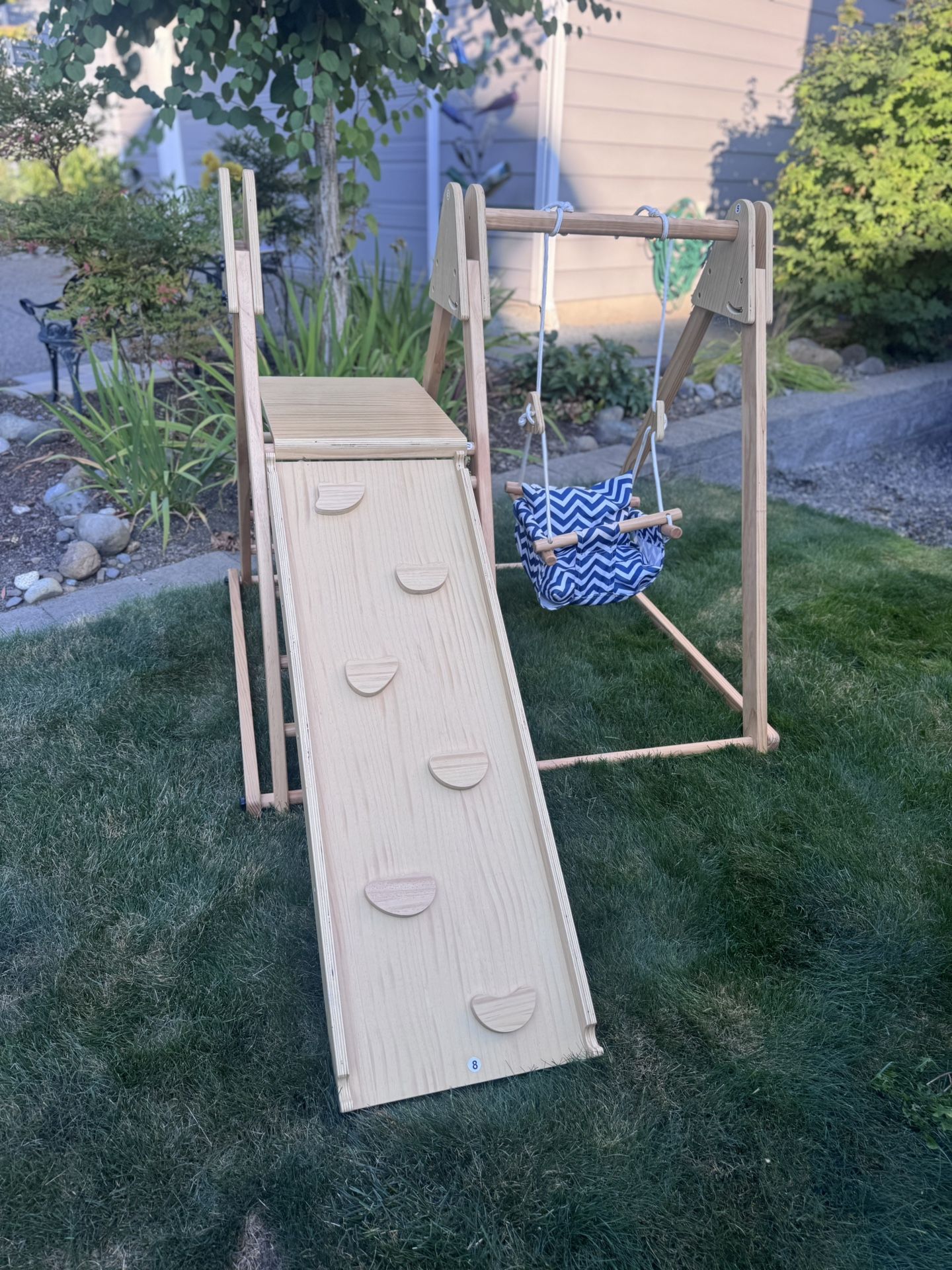Montessori Style Wooden Play Gym 