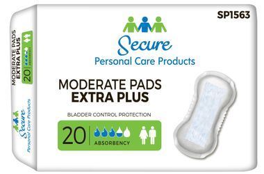 Secure Personal Care Bladder Moderate Pads