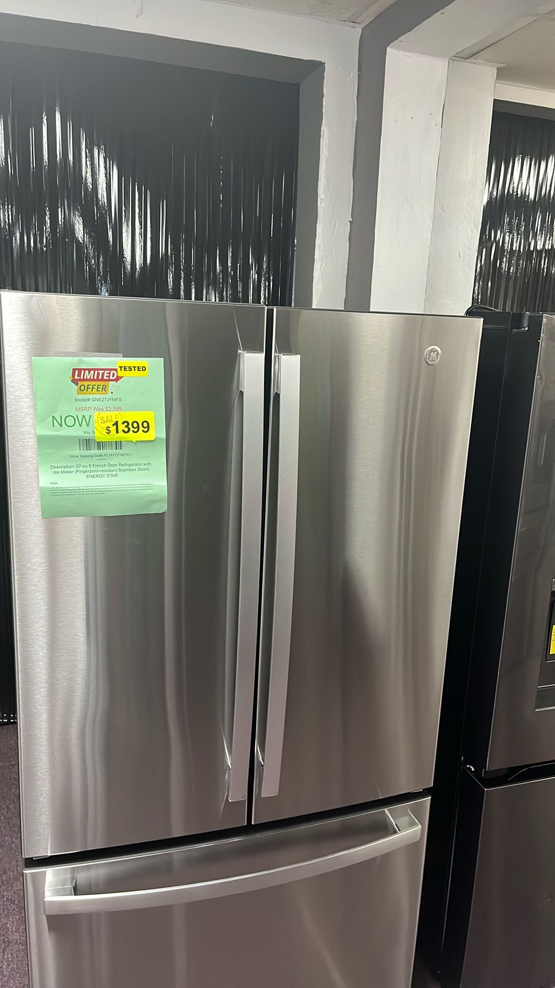 Refrigerator 3 Doors Stainless Steel New Open Box Scratch And Dents