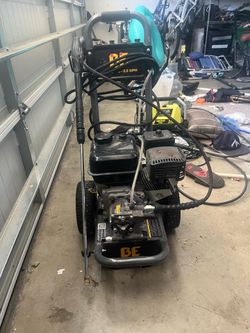 BE. 3500 PSI. 2.5 GPM. PRESSURE WASHER