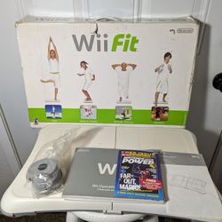 Nintendo Wii Fit Bundle Balance Board Original Box & Manual (Wii, 2008)