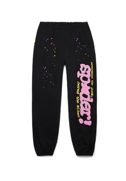 Black Sp5der Pants 