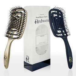 BRISTON AND NYLON HAIR BRUSH SET