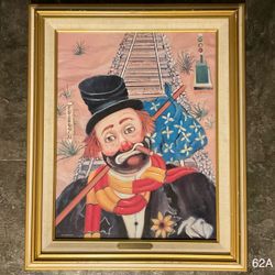 Red Skelton Paintings Framed and Matted