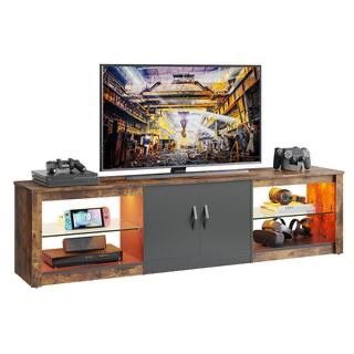 Rustic Brown 70” TV Stand (💥💥READ DESCRIPTIONS💥💥)