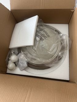 Flush Mount Ceiling Light Fixture with Bulbs