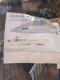 Vissani 36 In Wall Mount Range Hood