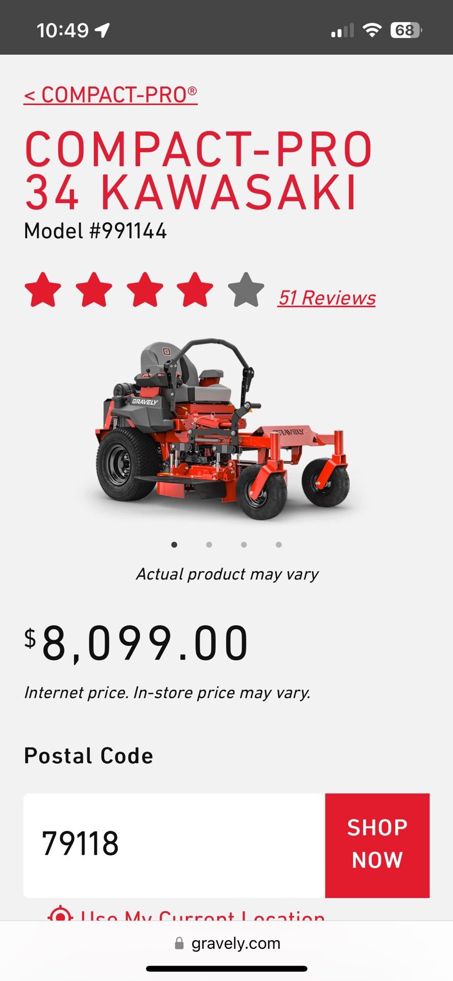 Gravely Lawn Mower 