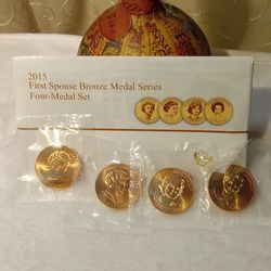 #276 First Spouse Bronze Medals Set