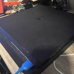 ps4 slim with 2 controllers