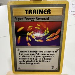 Super Energy Removal 