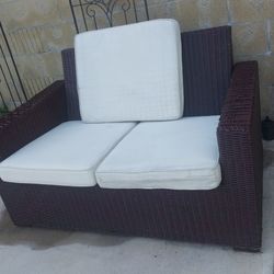 Garden Outdoor Couch  With 3 Cushions