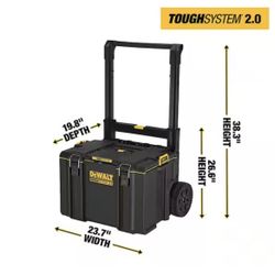 DEWALT toughsystem 2.0 rolling tool box and crate