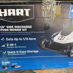 New in Box Battery Powered Lawn Mower 