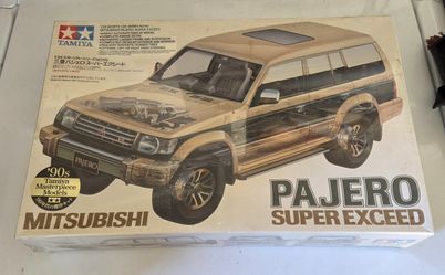 Tamiya 1/24 Mitsubishi Pajero Super Exceed – Kit #24115 – Made in Japan – Factory Sealed
