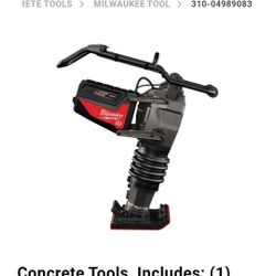 Milwaukee Flatener Concrete Tool 