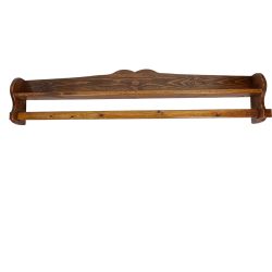 Wooden Wall Shelf Quilt Rack Tapestry Display Removeable Dowel for Hanging