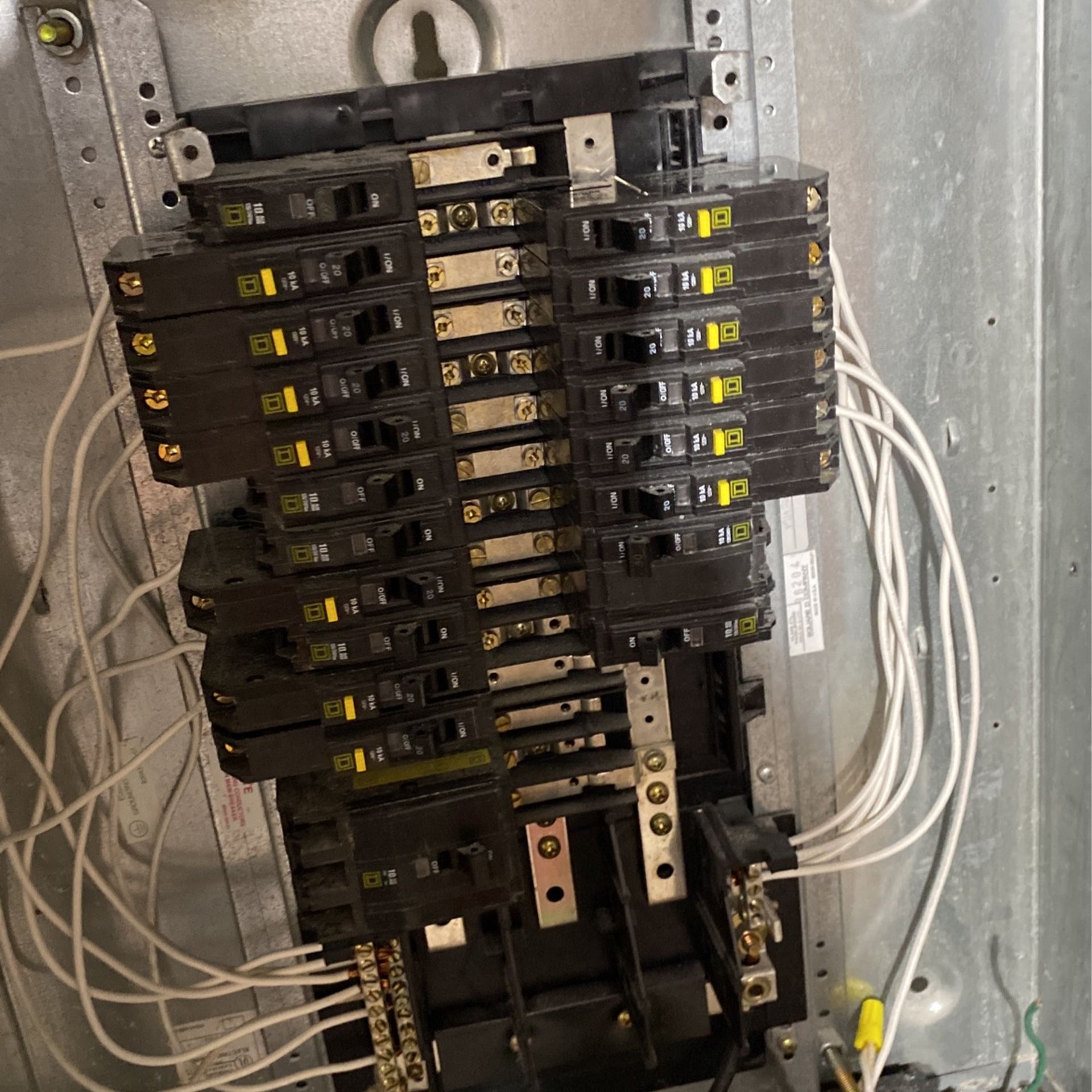 Used Square D TypeQOB Bolt In GFCI Breakers With Pigtails Used