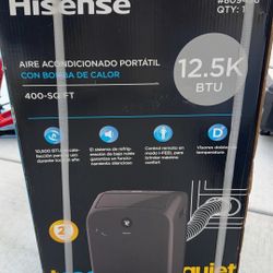 Brand new Hisense 12.5K BTU portable air conditioner 