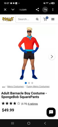 Adult Barnacle Boy Costume - SpongeBob SquarePants