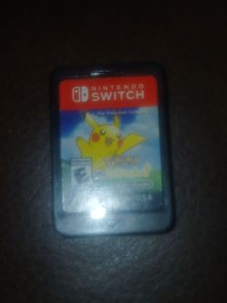 Pokémon let's go Pikachu