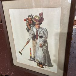Norman Rockwell Framed Print