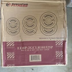 Bumper Plates Set, 100Lbs