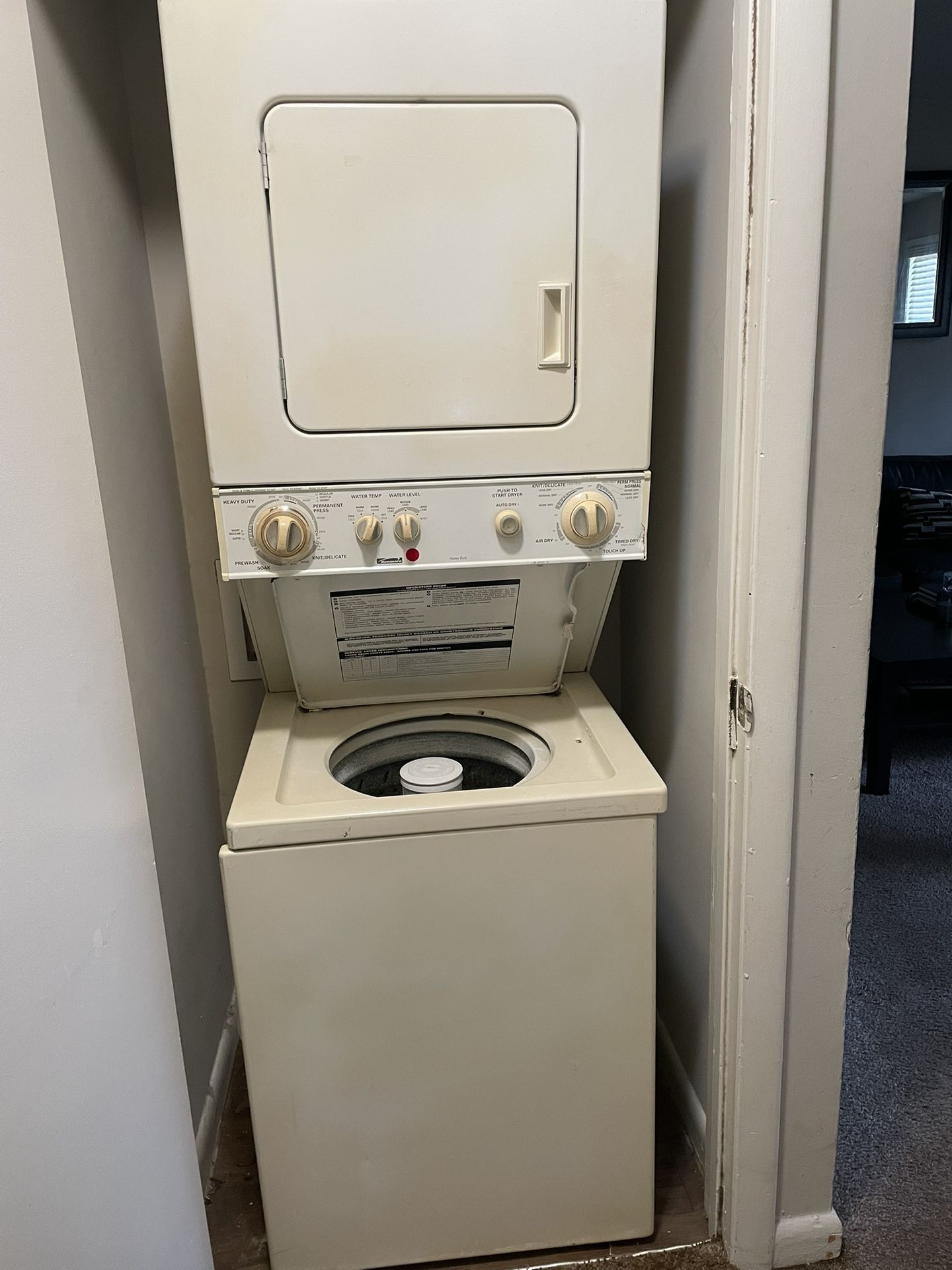 Kenmore Stackable Washer and Dryer