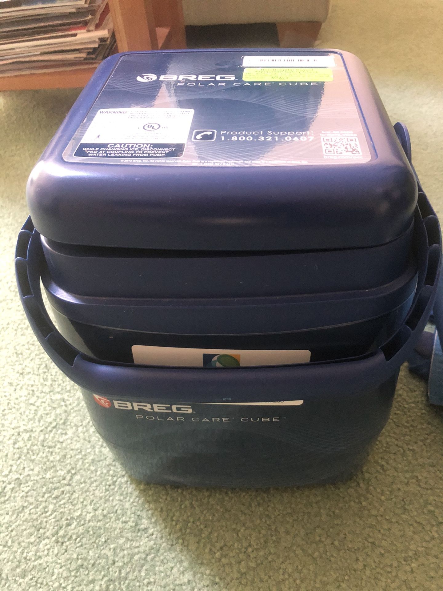 Breg Ice Machine Used For Post Knee Surgery