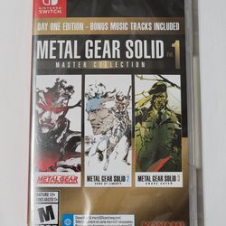 Metal Gear Solid 1 Master Collection For Nintendo Switch 