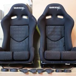 2x Bride Seat stradia lowmax, Black Fiberglass Bride Japan with international
