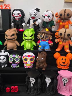 3D Printed Halloween Horror Figures – $25 Each