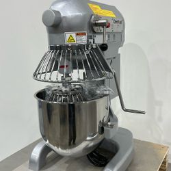 ChefAsst CA-MX10A 10L 3-Speed 1 HP Planetary Stand Mixer with Guard & Standard Accessories