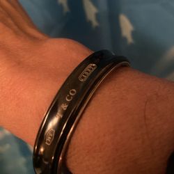T & CO  1837 cuff bracelet.  Fits small.  