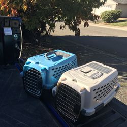 Small Dog Cat Rabbit Bunny Kennel Crate Carrier Like New 20” L by 10” W by 10” H $20 Each 