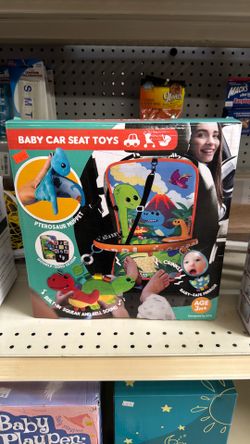 Baby Car Seat Toys Activity Tray Dinosaur Set | $15