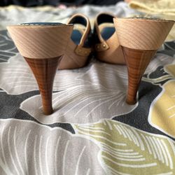 Louis Vuitton Leather sandals 37 EU Very good condition Blue, Leather