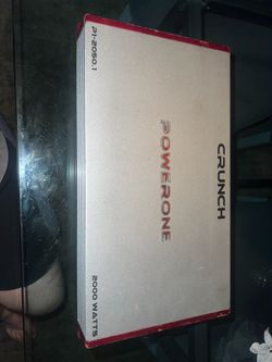 Crunch P1‑2050.1 monoblock amplifier.