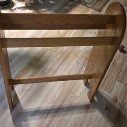 Solid Wood Quilt Rack