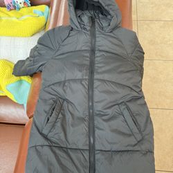 Winter Jacket With Long John’s Underneath Top And Bottom
