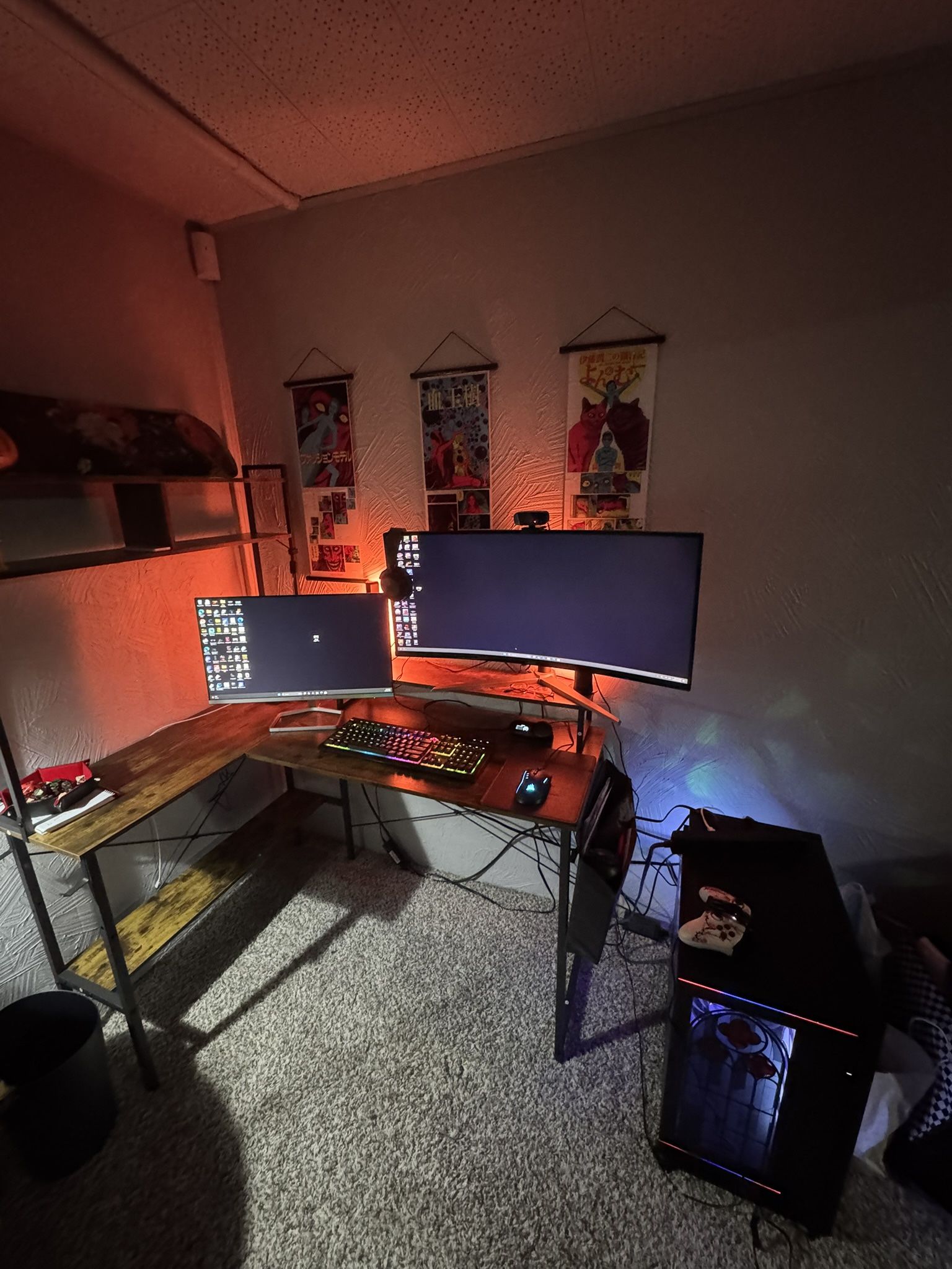 High-End Gaming PC & Setup | Desk Included | RGB, Complete Accessories