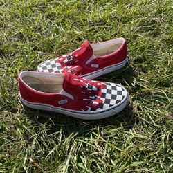 Vans Paint Drip Slip Ons 