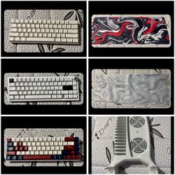 Gaming keyboards & mouse pads