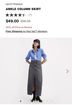 Levi's Premium ANKLE COLUMN SKIRT