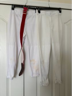 Youth L Baseball Pants/Belt